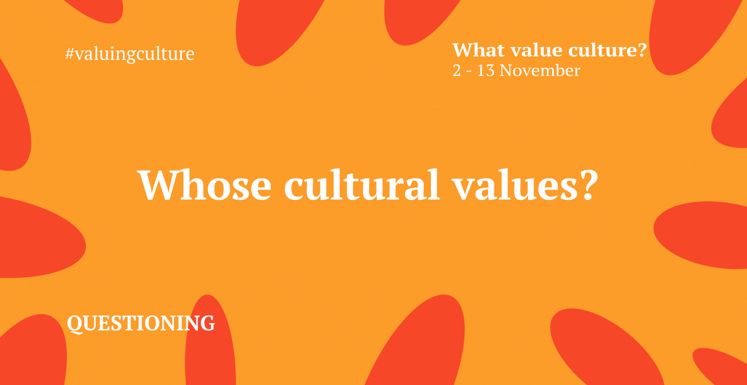 What Value Culture - Festival of Ideas