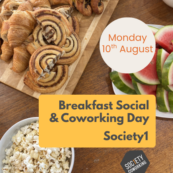 Breakfast Social and Coworking Day: August