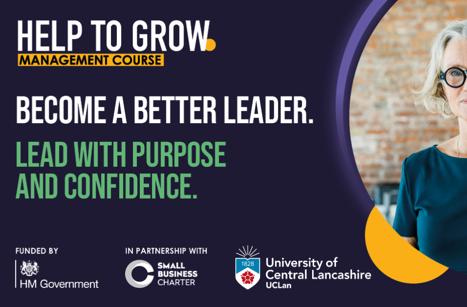Intro Webinar - Help to Grow Management Course at UCLan - All you need to know!