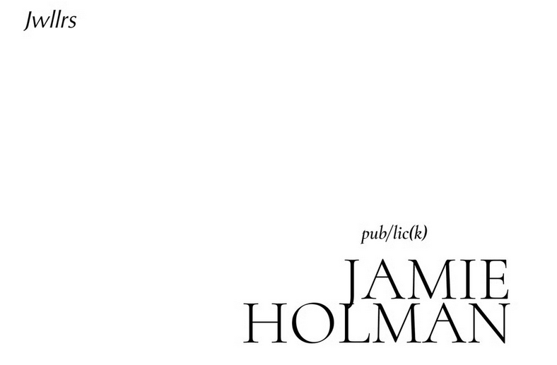 pub/lic(k) - Jwllrs Critical Discussion Group with Jamie Holman