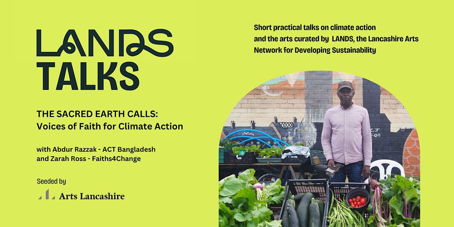 LANDS TALKS: The Sacred Earth Calls: Voices of Faith for Climate Action