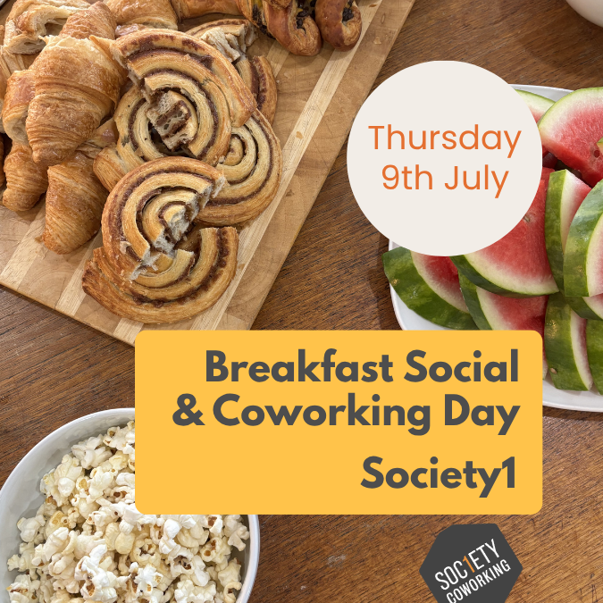 Society1 Breakfast Social and Coworking Day