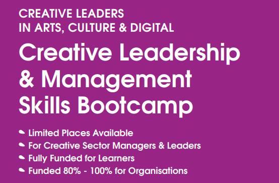 Creative Leadership Programme in Arts, Culture & Digital (80-100% Funded)