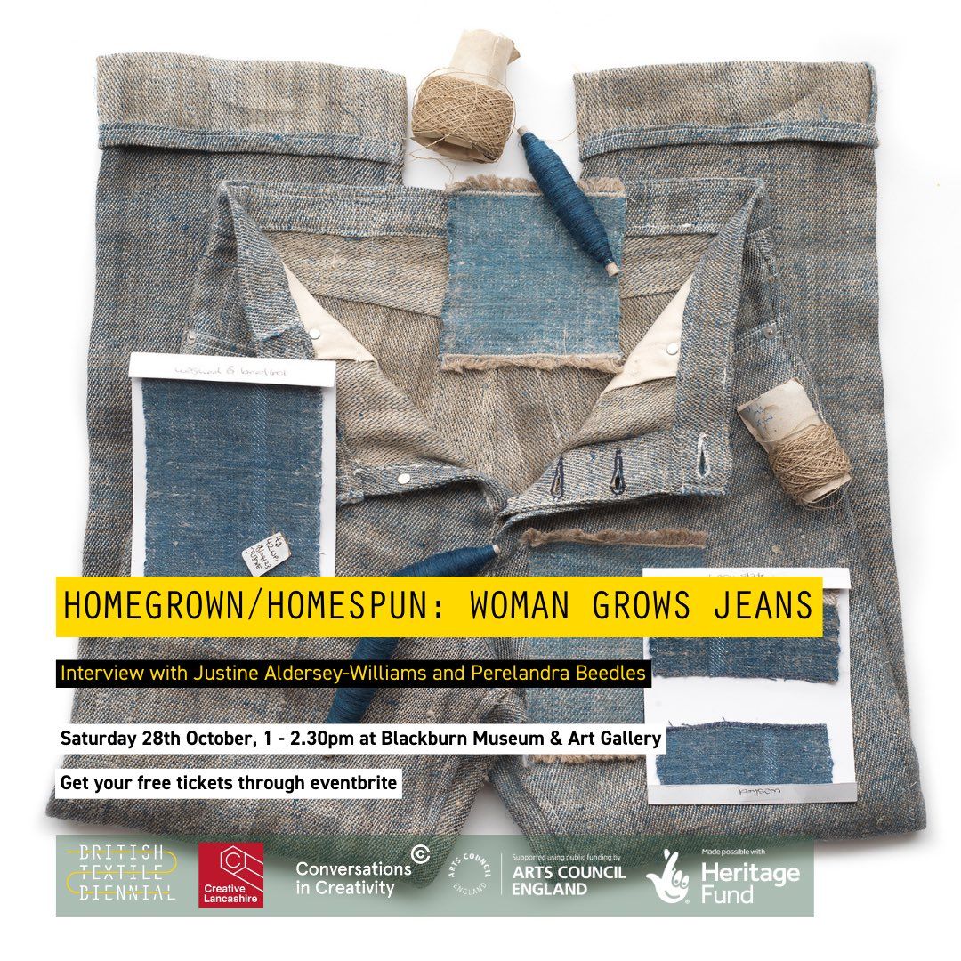 #BTB23 Conversations in Creativity: HomeGrown/HomeSpun - Woman Grows Jeans