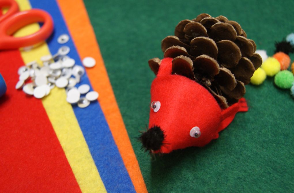Prickly Pals Pinecone Crafts at Clitheroe Castle