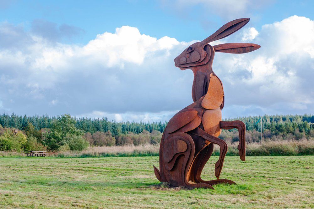 Bowland Hare: a story sculpture Halloween adventure