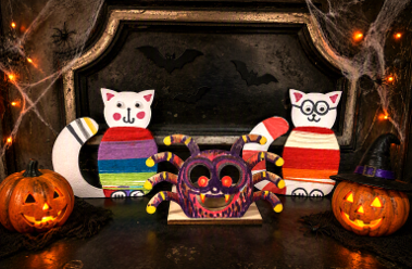 Halloween Crafts at the Castle – Castle Cats and Tealights