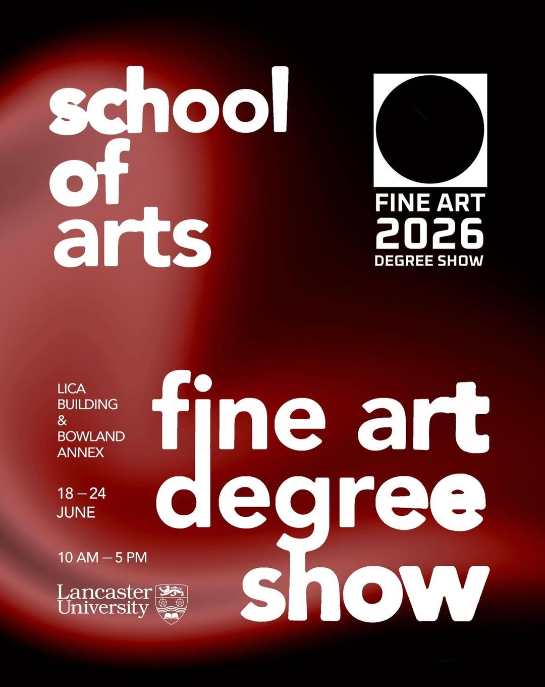 Lancaster University Degree Shows 2026