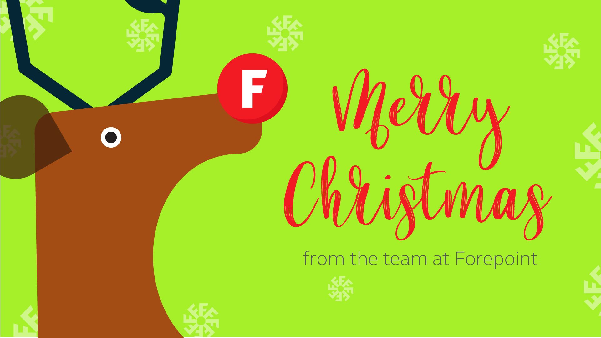 Forepoint Christmas Greetings Banner 2021