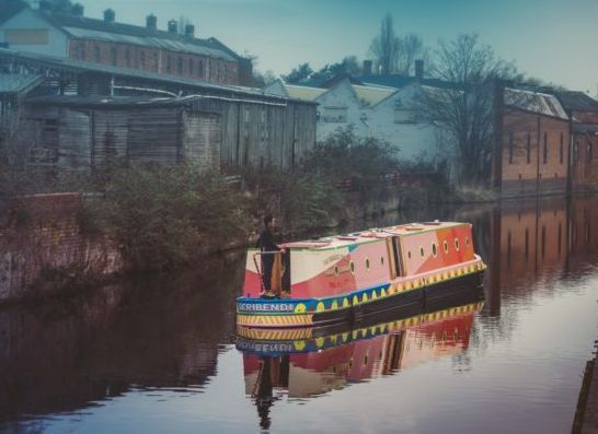 Small Bells Ring launches a floating short-story library on the Leeds Liverpool Canal.