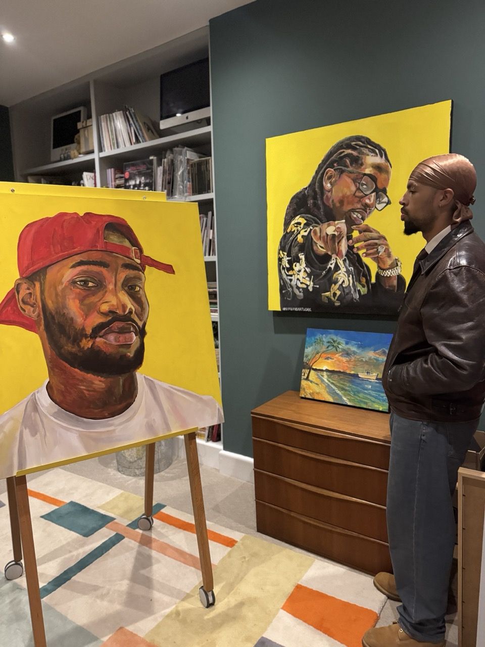 Shailan Wynter portraits on exhibition at The Artistry House, Preston