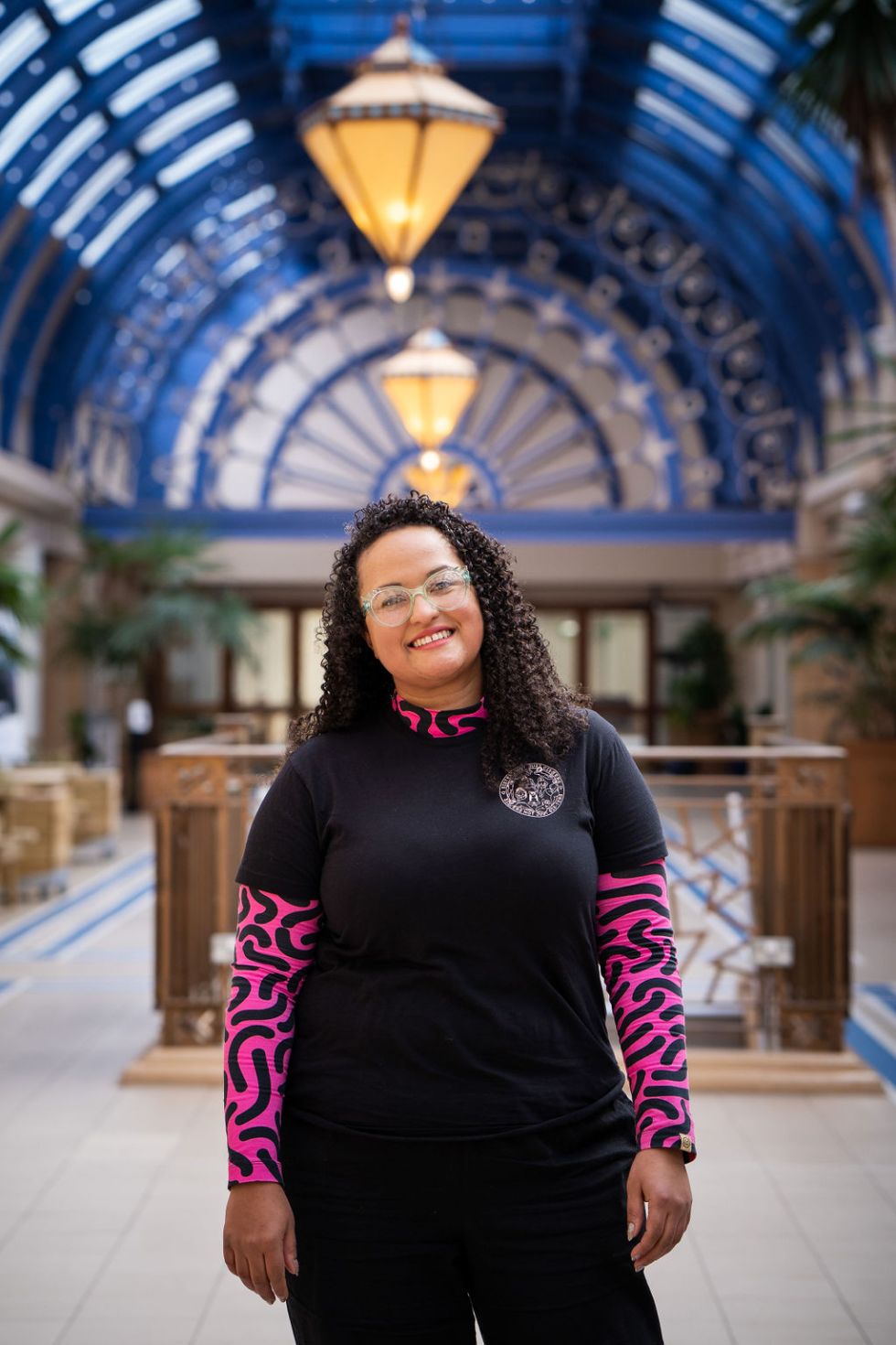 Catherine Mugonyi at the Winter Gardens. Photo by Rachel Ovenden.