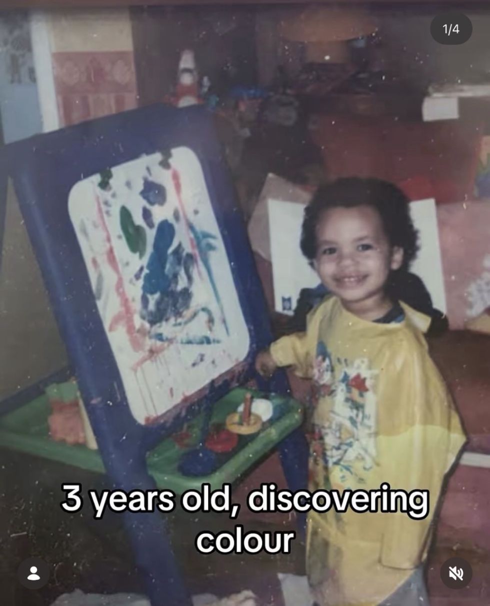Shailan Wynter at 3 years old