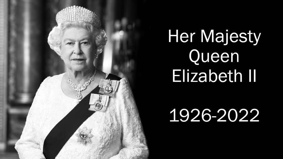 Statement upon the death of Her Majesty The Queen (1926-2022)