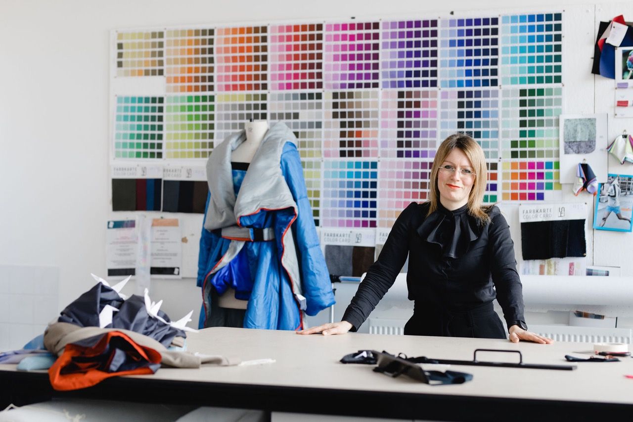 Jenna Gardner in one of the creative classrooms at University Centre Blackburn College. Photo by Christina Davies, @Fish2Photo