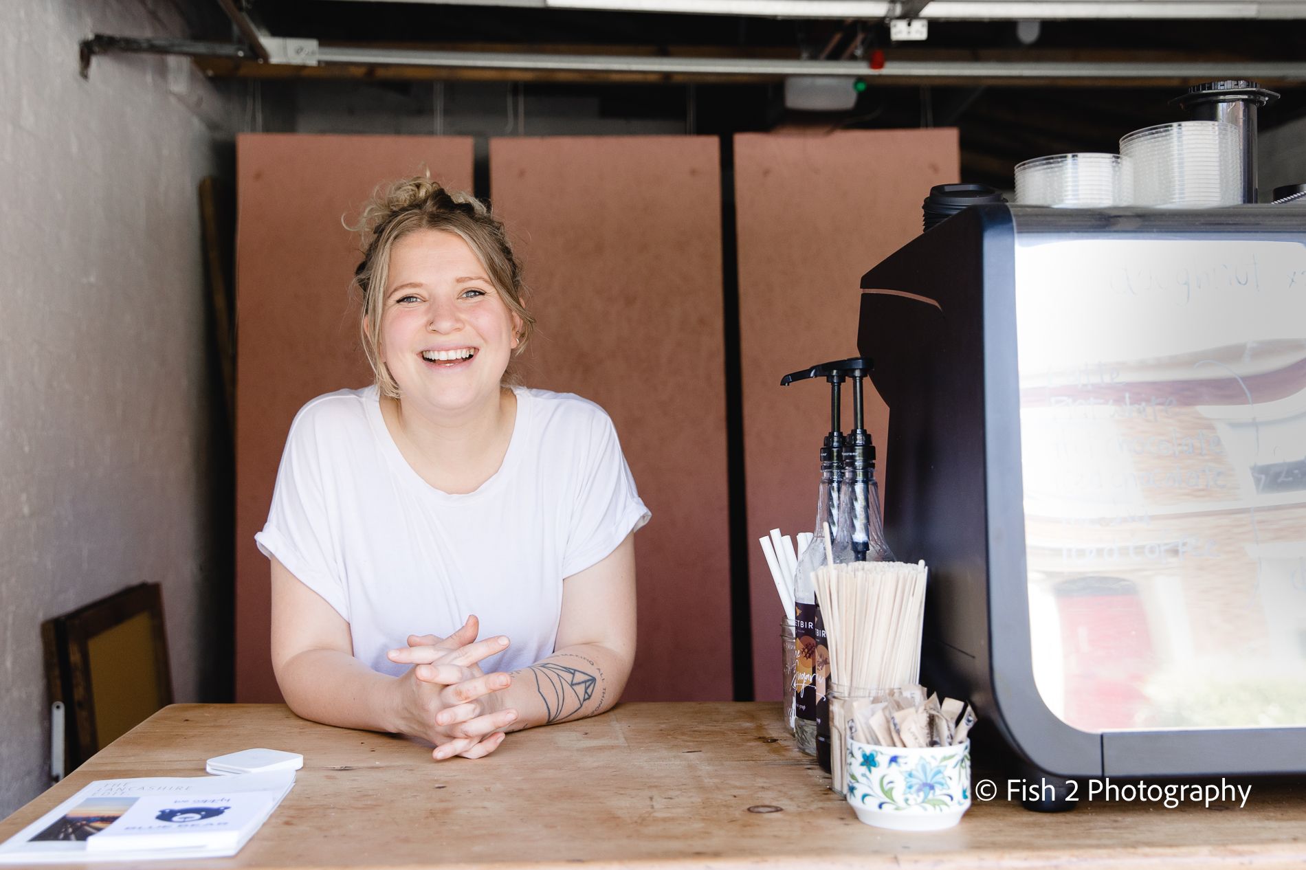 Hannah from Holy Grounds, image by Christina Davies, Fish 2 Photography.