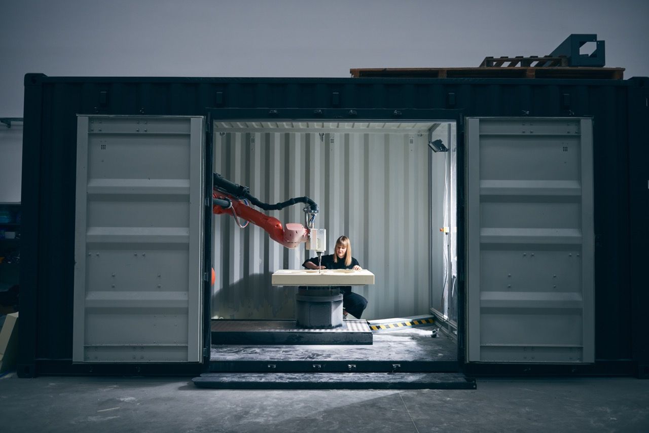 Within the Wake, Liz Wilson + CNC Robotics, 2022. Credit: Danny Allison
