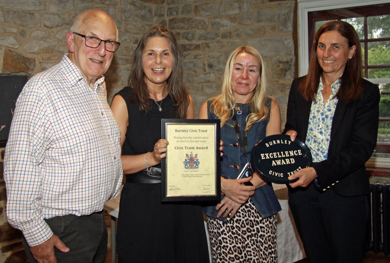 Karen Green with her Civic Trust Award