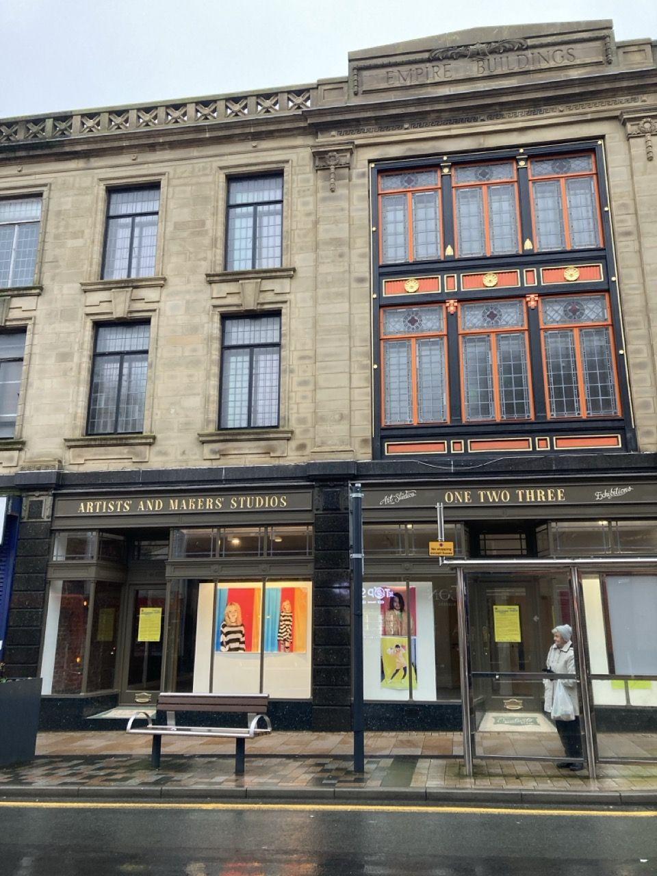 External view of One Two Three Gallery, Creative Spaces Burnley