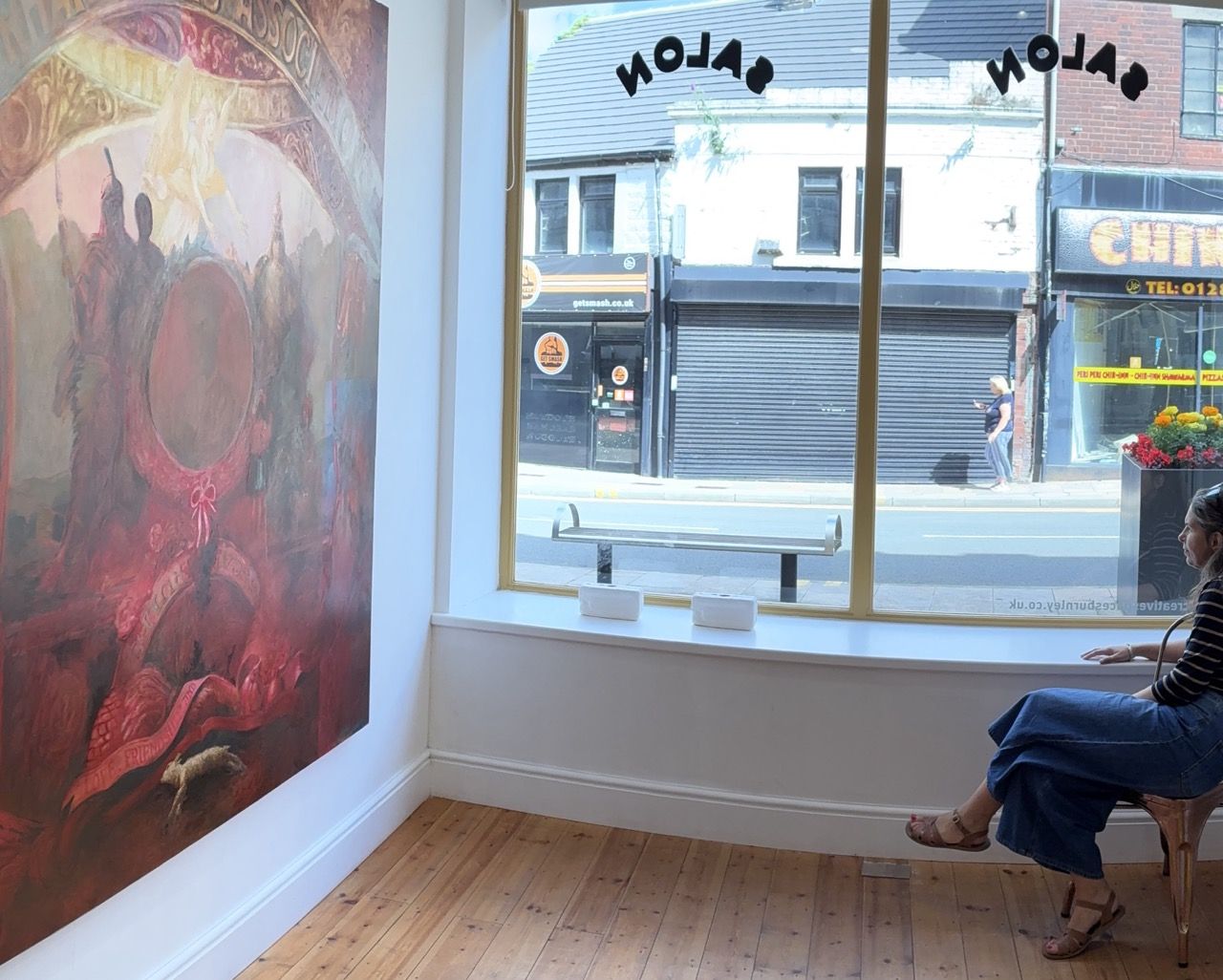 Art Disagree in situ, Karen Green, Creative Spaces Burnley