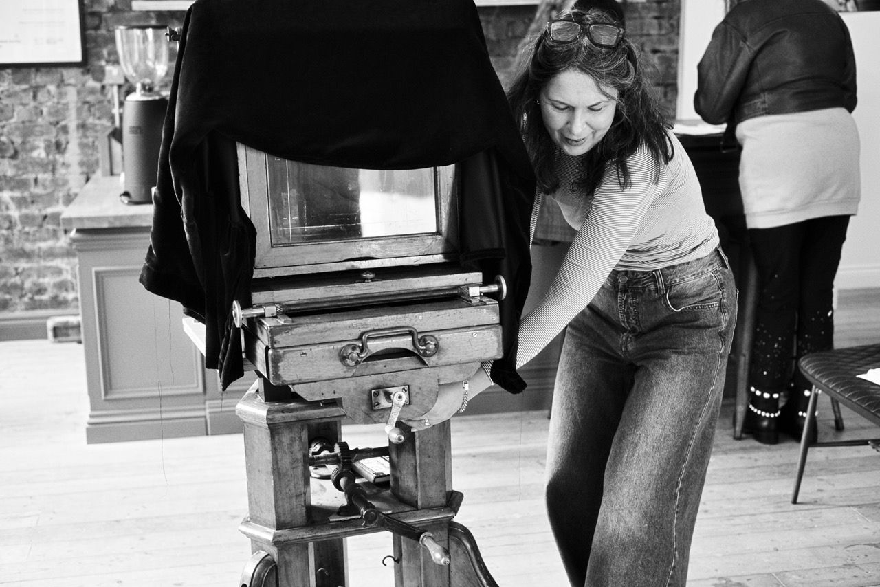 Install day at Creative Spaces Burnley with Karen Green