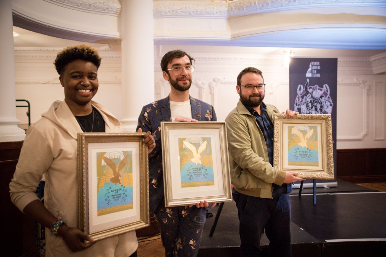 Winter Gardens Film Festival 2019 Award Winners. Image CJ Griffiths.