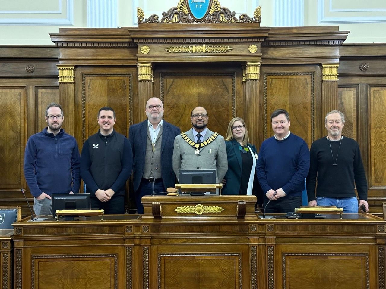 Shirah Bamber at a Mayoral Reception