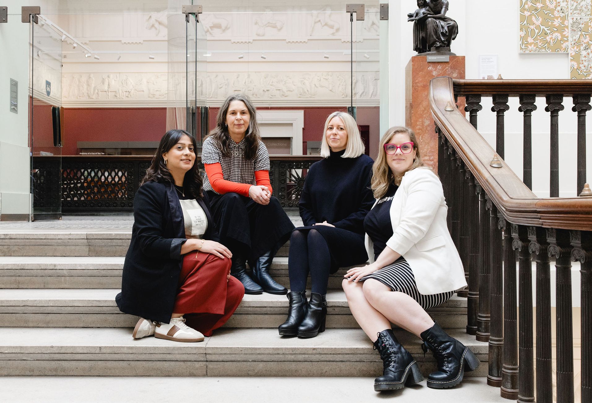 Guest speakers Tamima Mulla-Shah, Karen Green, Elena Jackson & Shirah Bamber. Image by Christina Davies.