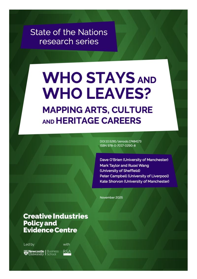 Creative Industries PEC: Who Stays and Who Leaves (Nov 2025)